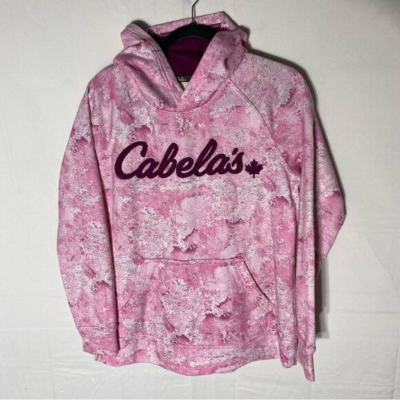 Cabela’s Pink Pullover Embroidered Hoodie M - Picture 1 of 16